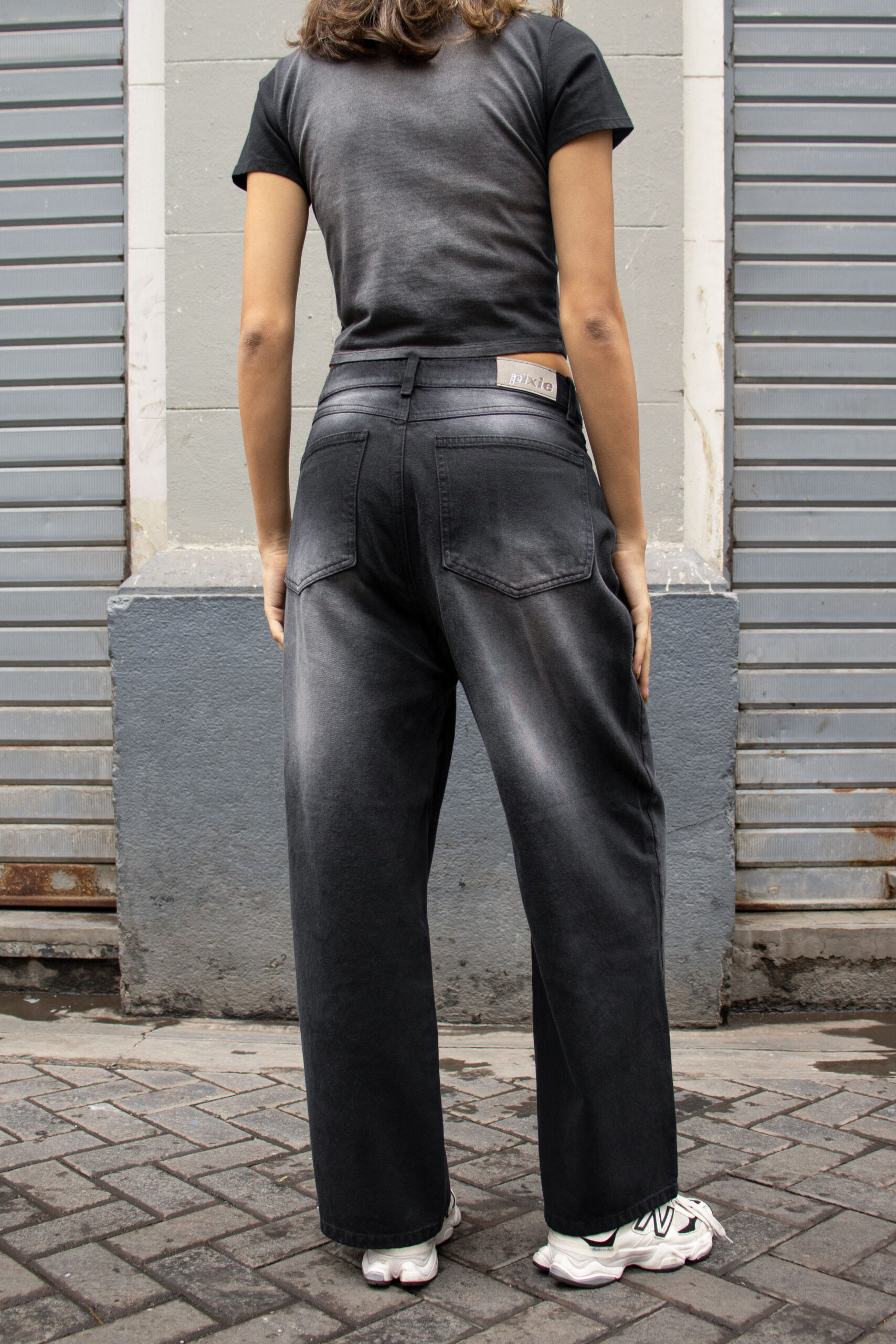 Baggy Jean Pixie - Negro Focalizado - Imagen 2