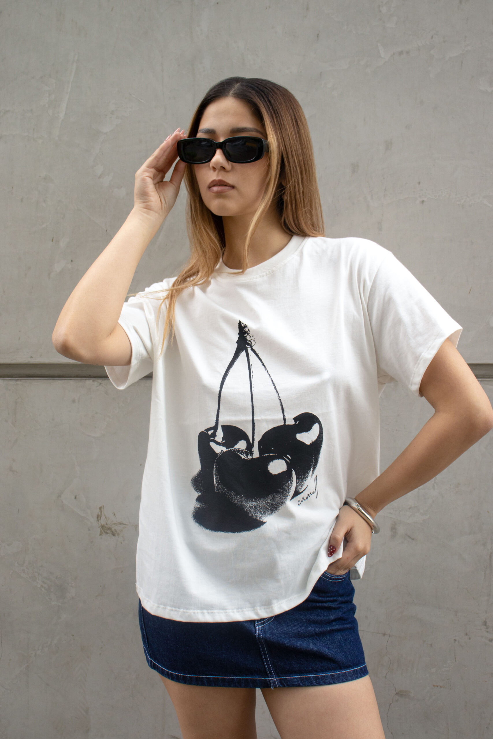 Polo Oversize - Cereza Black