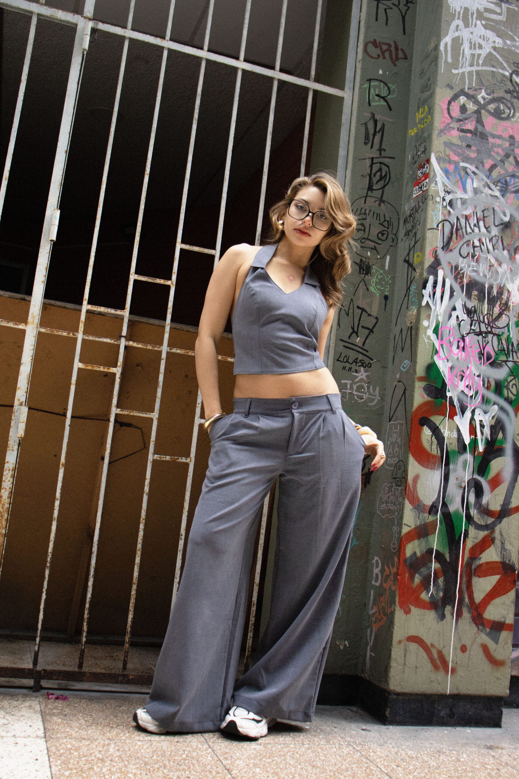 PANTALÓN SASTRE SKAR - GRIS - Imagen 2