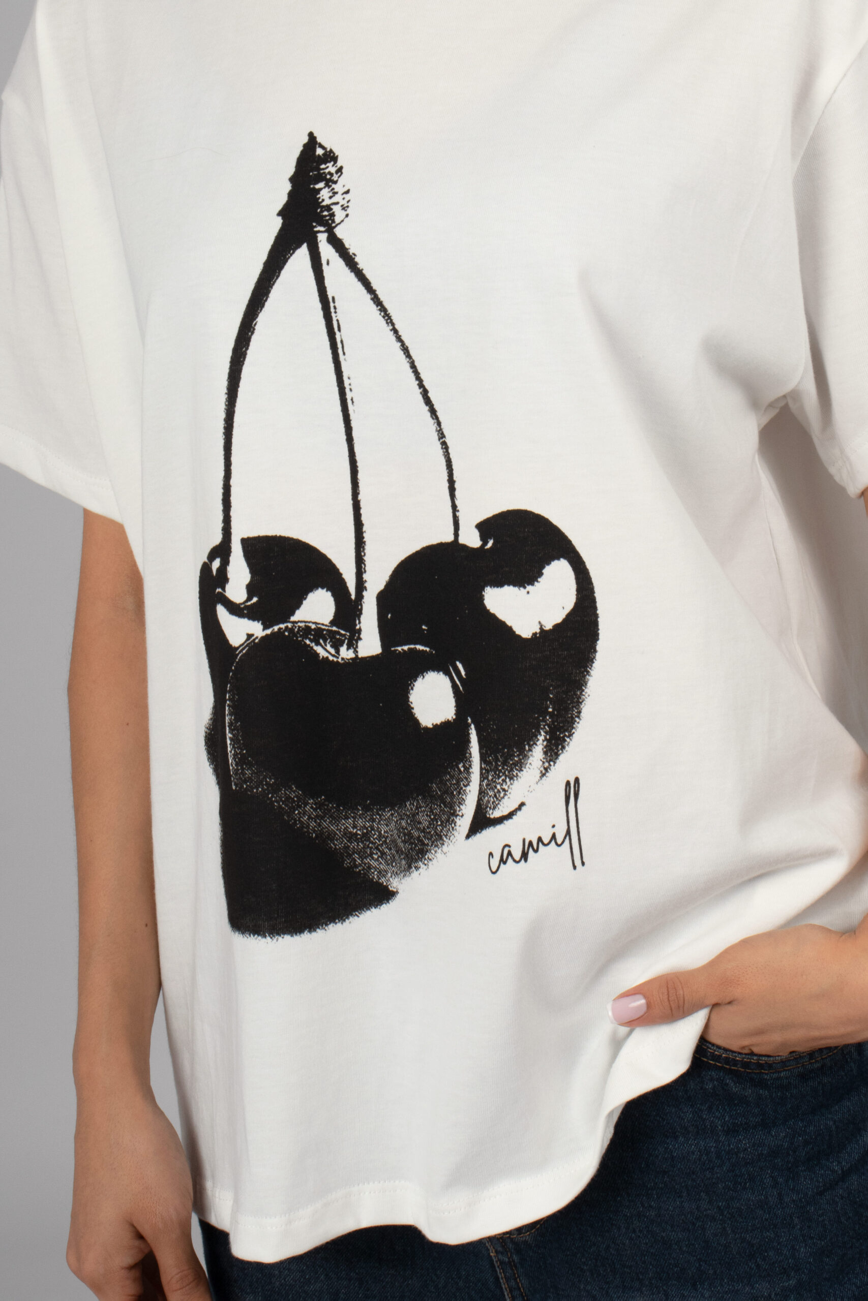 Polo Oversize - Cereza Black - Imagen 2