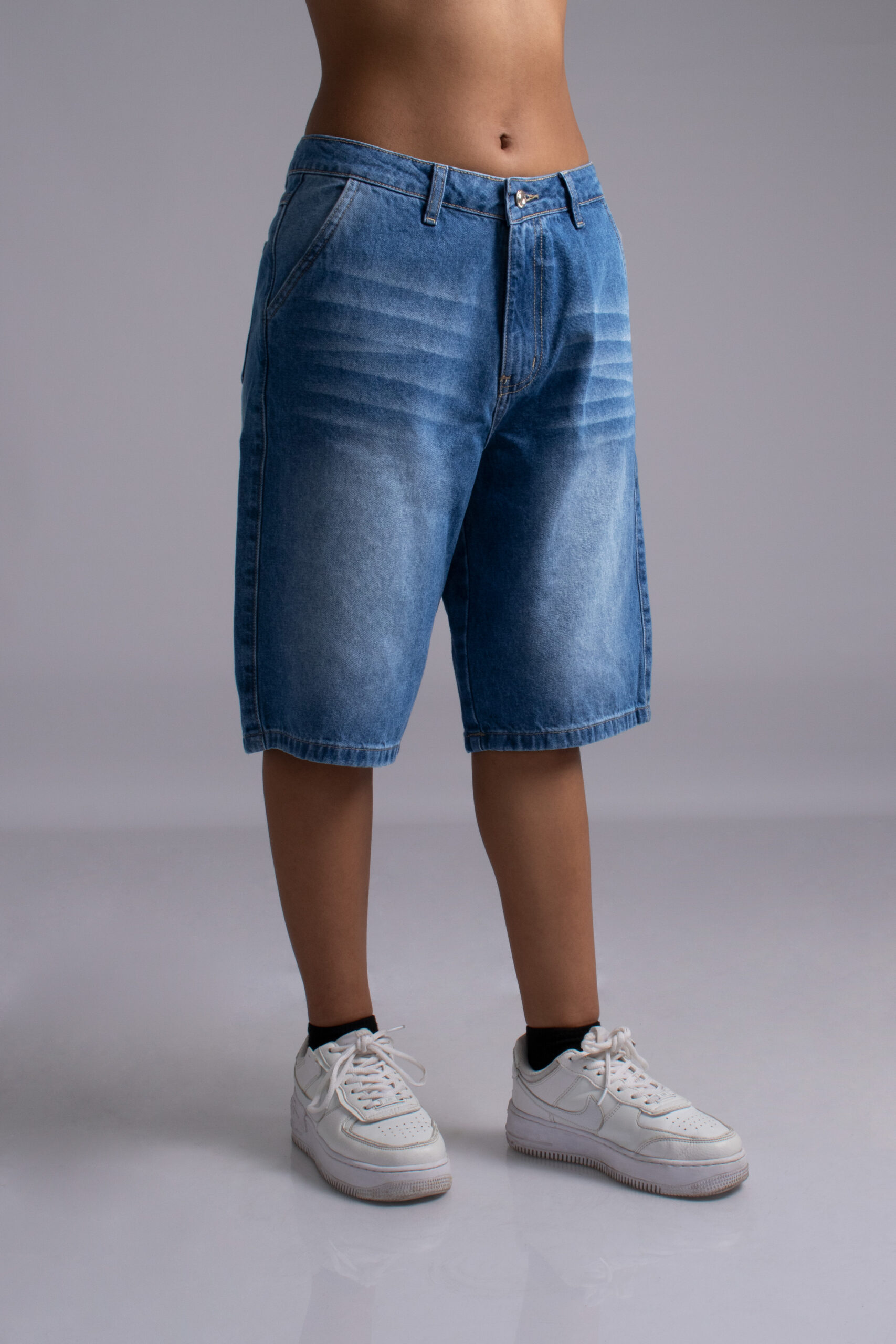 JORT DENIM PIXIE - AZUL - Imagen 4